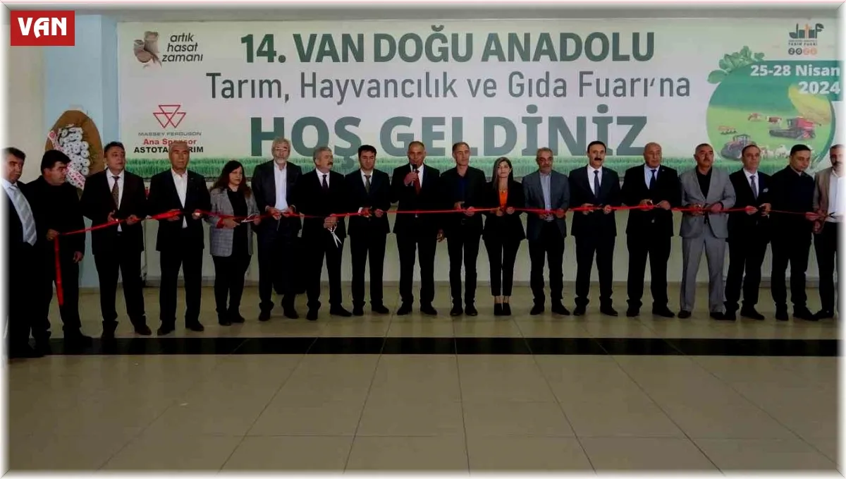 14. Van Doğu Anadolu Tarım Hayvancılık ve Gıda Fuarı açıldı