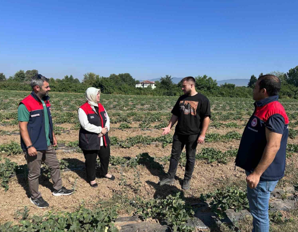Genç çiftçiden örnek tarım uygulaması